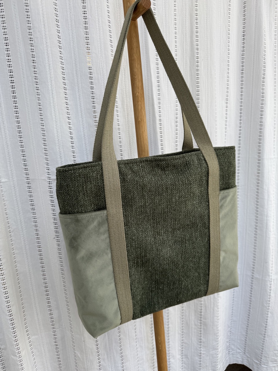 torba tote zielona - obrazek 4