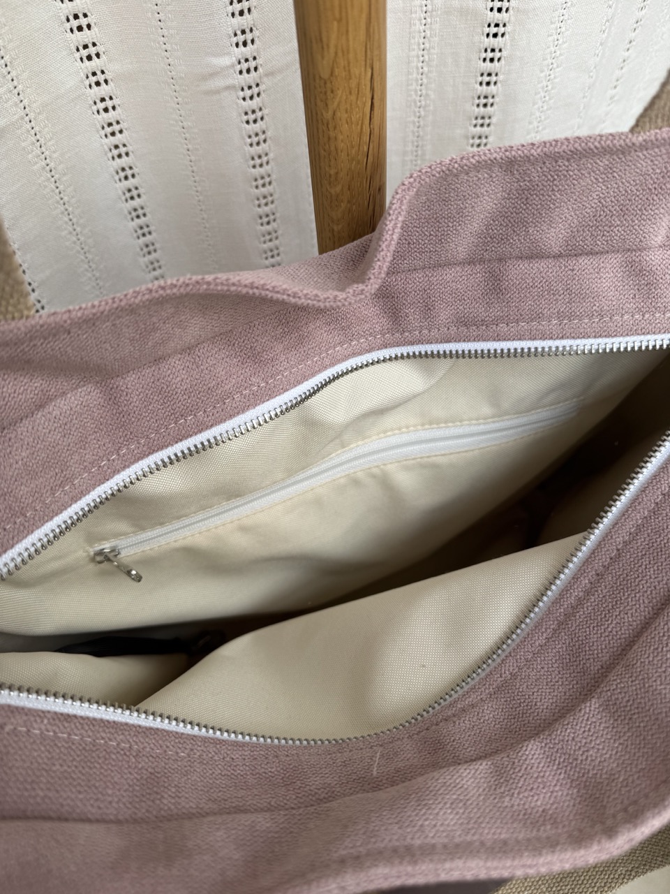 torba tote różowy - obrazek 4